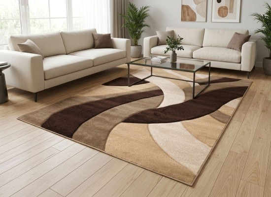 Covor GRACIA 544 brown/d.beige